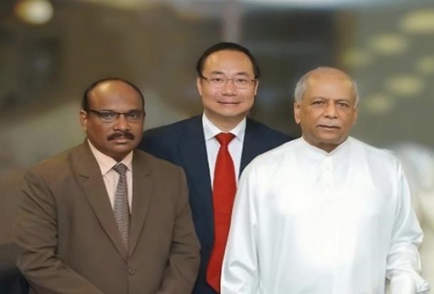 Prime Minister of Sri Lanka warmly welcomes the President of WHF Japan